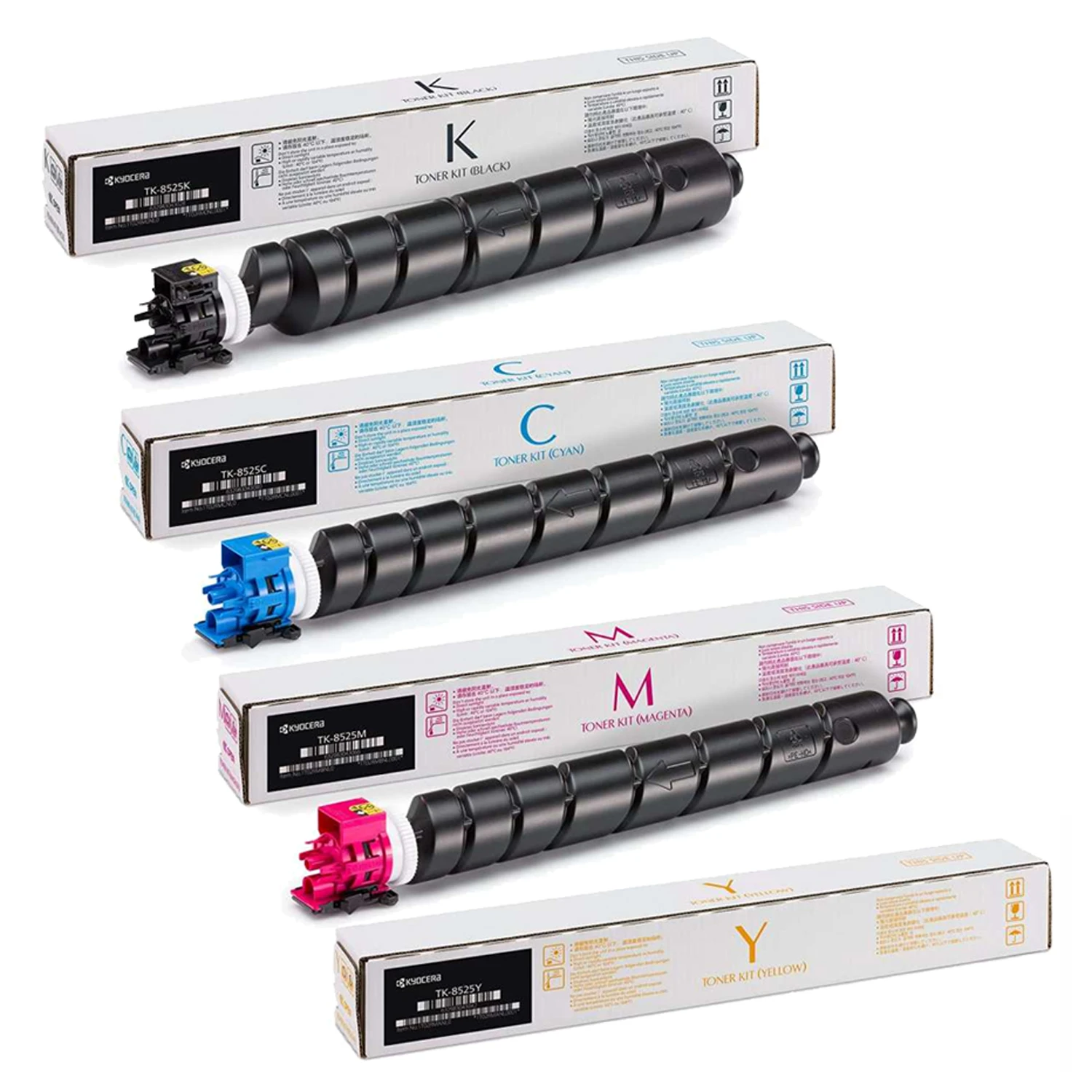 Kyocera TK-8525 Toner Cartridge Full Set – Black, Cyan, Magenta, Yellow | For TASKalfa 4052ci / 4053ci