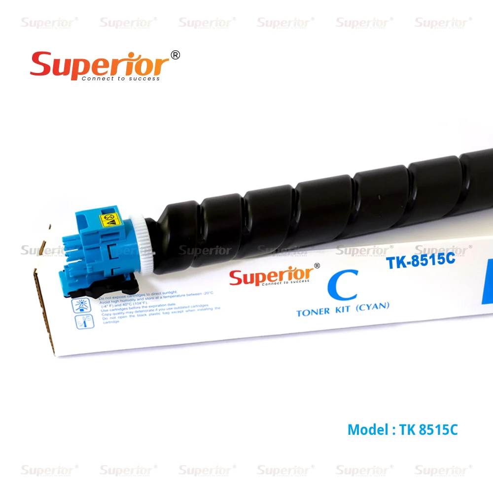 Superior TK-8515 Cyan High Yield Compatible Toner Cartridge for Kyocera TASKalfa 5052ci 5053ci 6052ci 6053ci